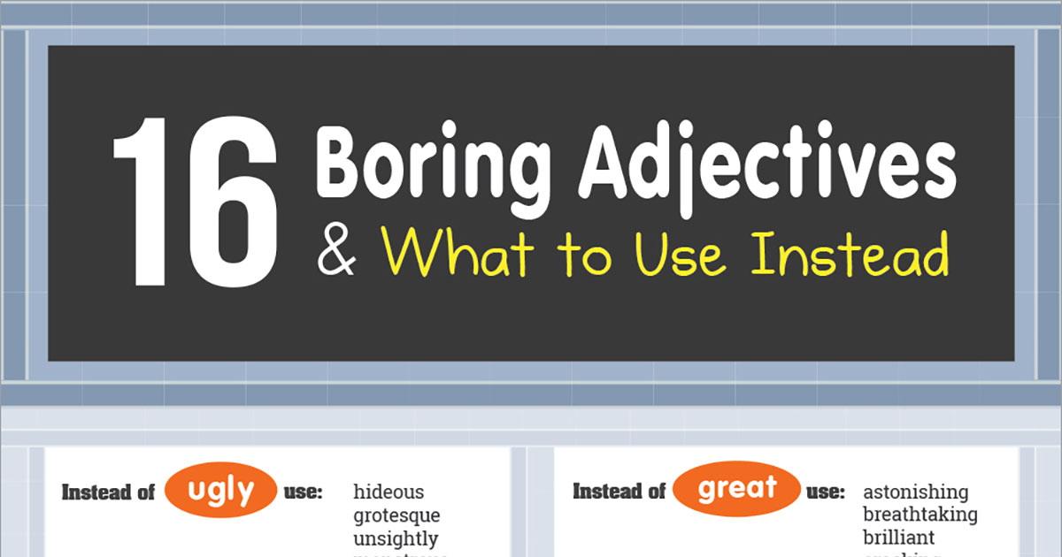 16-boring-adjectives-what-to-use-instead-infographic